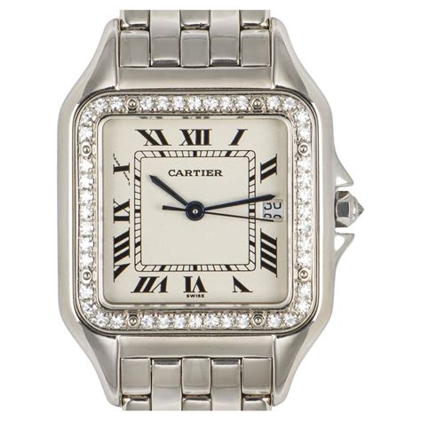 cartier panthère watch diamonds|cartier panthere watch for sale.